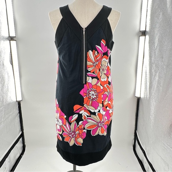 Lane Bryant womens dress 14 multicolored floral pencil 100% cotton Corp core - Picture 5 of 11